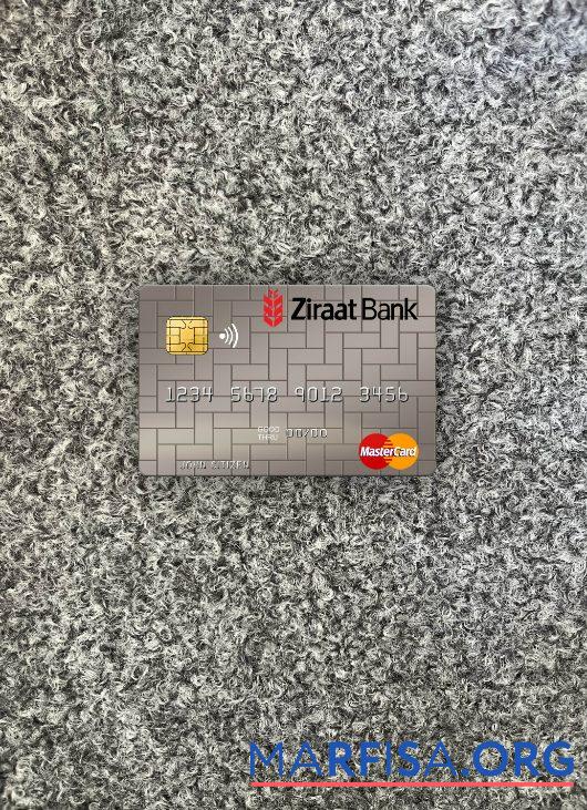Realistic Uzbekistan Ziraat Bank mastercard photolook front real example